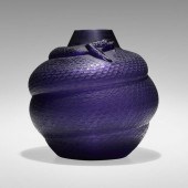 René Lalique. Serpent vase. c.