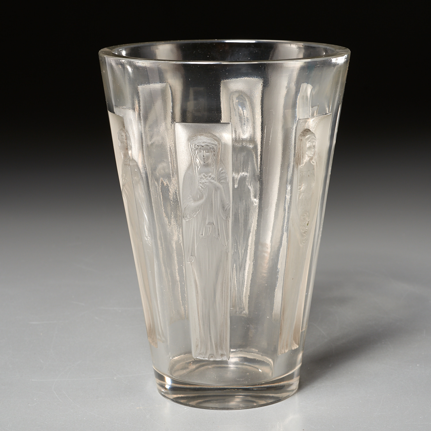 RENE LALIQUE, "SIX FIGURINES"