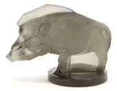 RENE LALIQUE SMOKY TOPAZ SANGL