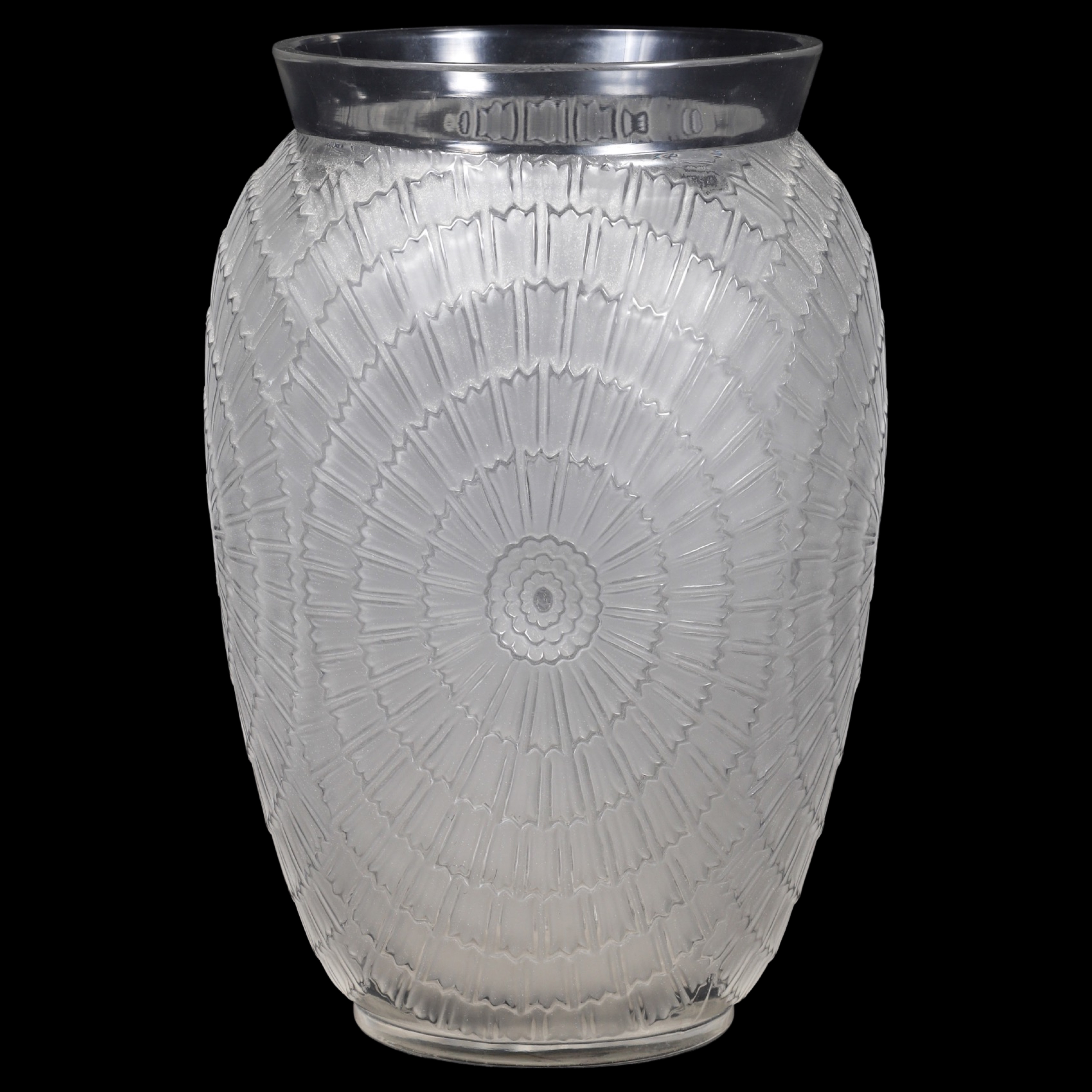 Rene Lalique Soleils vase,