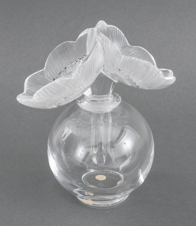 RENE LALIQUE "VASE DEUX ANEMONES"