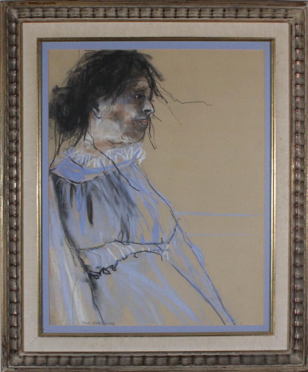 RENE RICKABAUGH PASTEL AND PENCIL