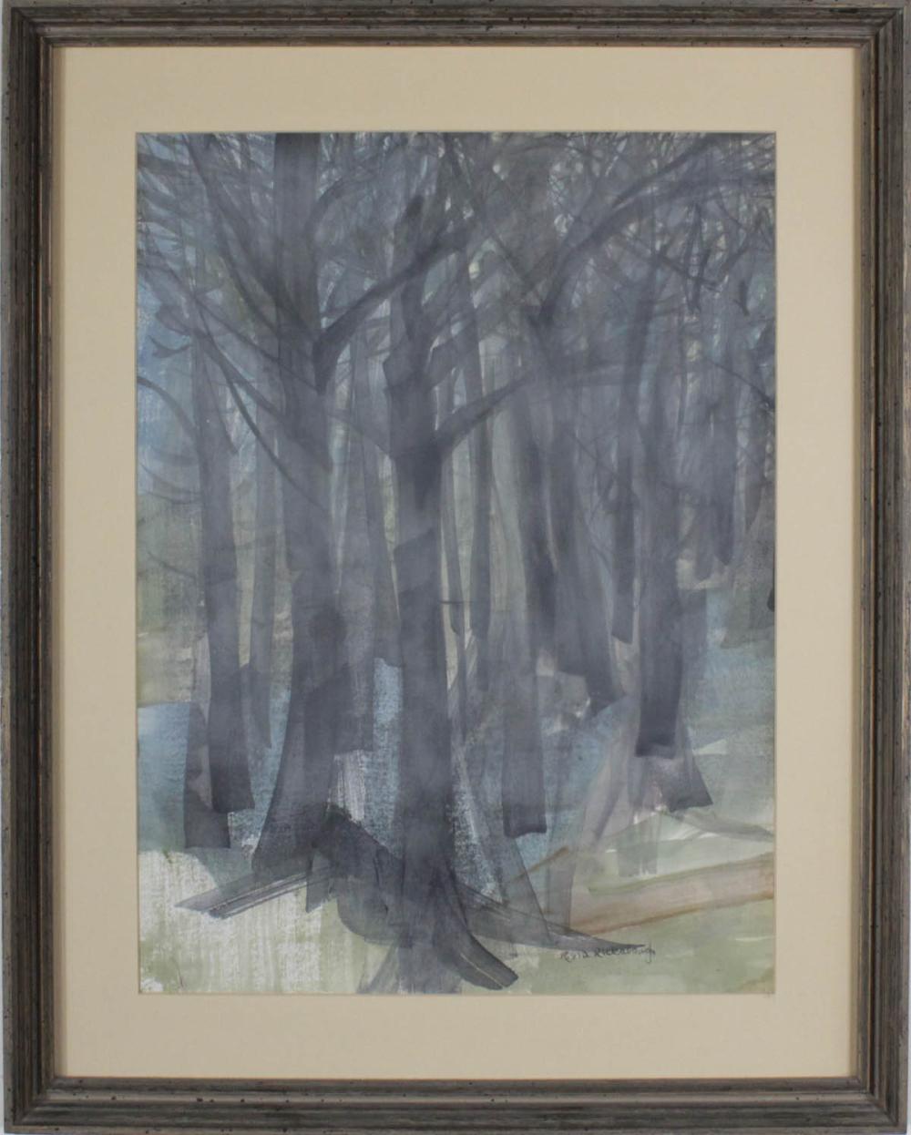 RENE RICKABAUGH WATERCOLOR ON