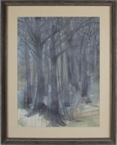 RENE RICKABAUGH WATERCOLOR ON