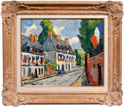Rene Sautin painting (French,