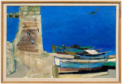 Ren&eacute; Genis painting (French,