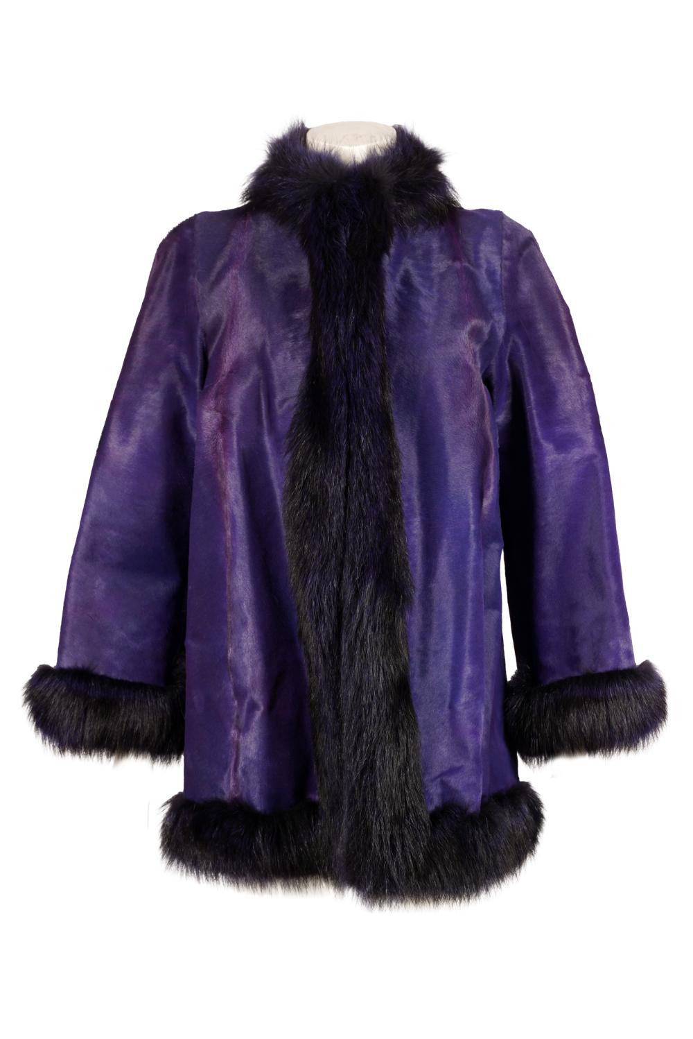 RENEE LONDON DYED FUR JACKETwith