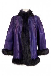 RENEE LONDON DYED FUR JACKETwi