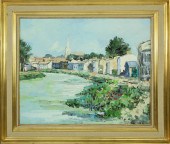 RENEE THEOBALD OIL ON LINEN "R