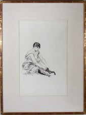 RENOIR MANNER STOCKINGS LITHOG