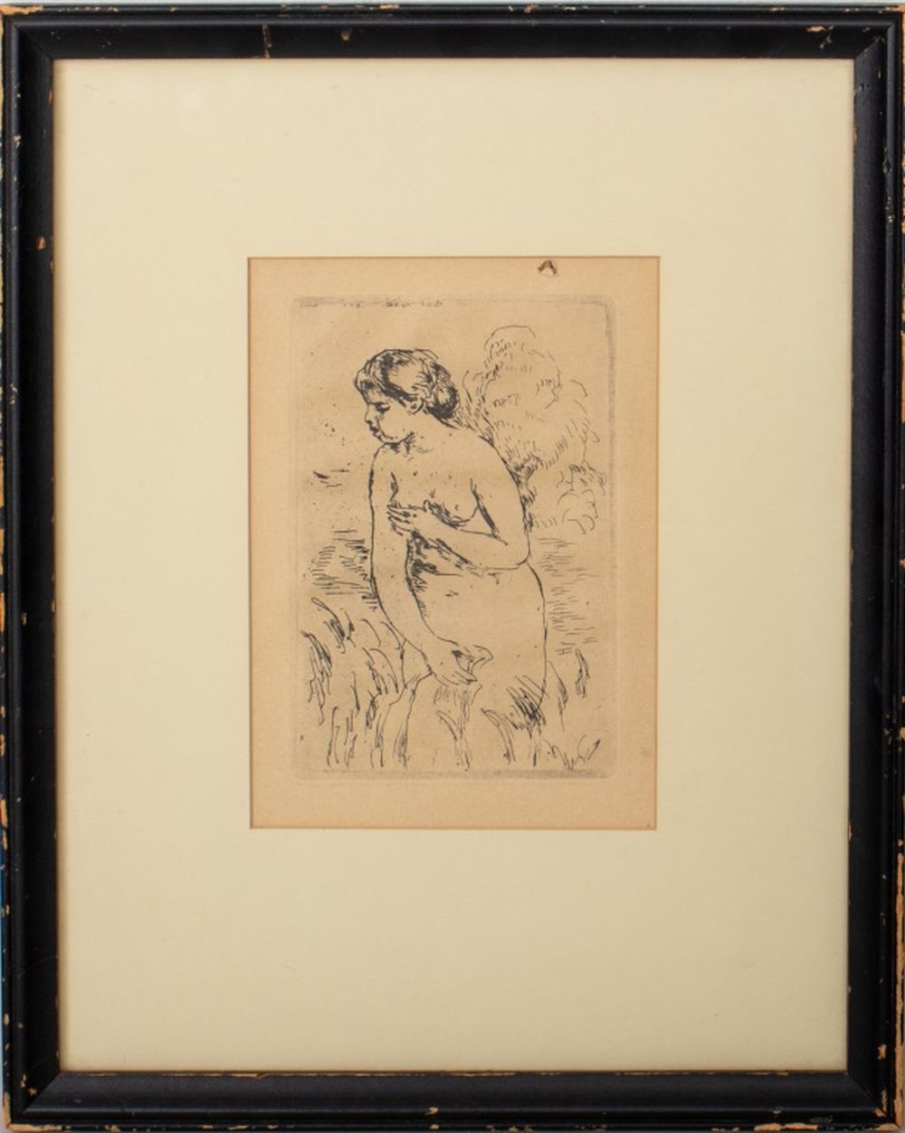 RENOIR "STANDING BATHER" ETCHING