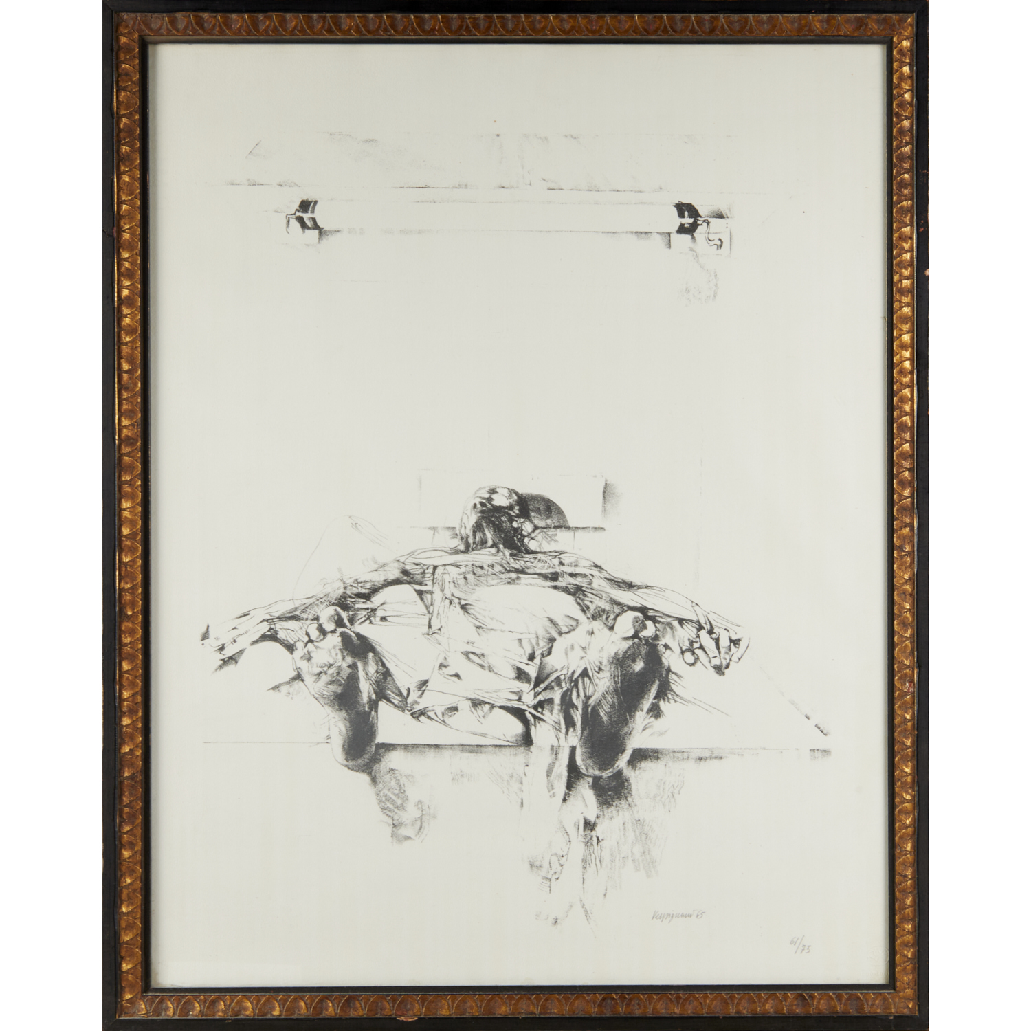 RENZO VESPIGNANI, LITHOGRAPH,