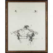 RENZO VESPIGNANI, LITHOGRAPH,