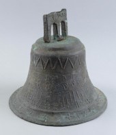 REPLICA BRASS SHIP'S BELL 20TH