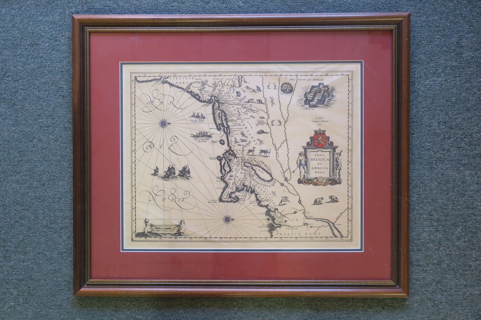 REPLICA OF 1635 MAP AFTER