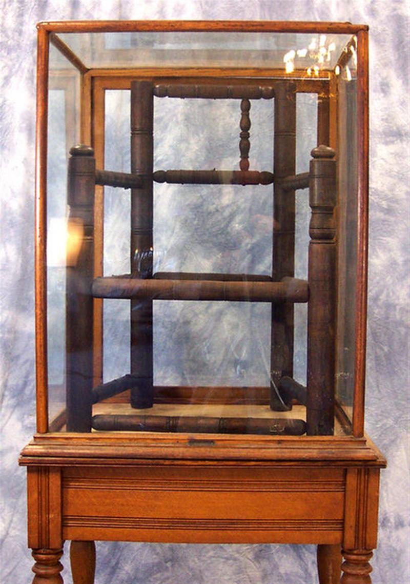 Replica of John Bunyan's chair
