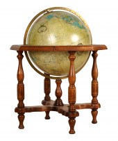 REPLOGLE ILLUMINATED GLOBE ON