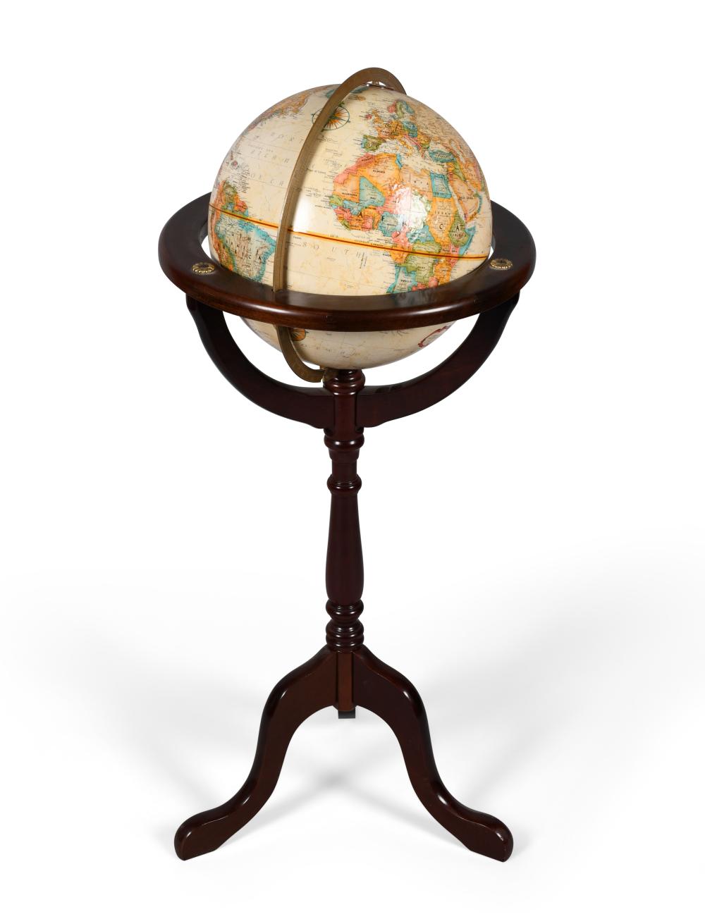 REPLOGLE TERRESTRIAL GLOBE ON