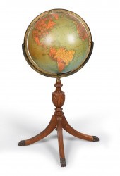 REPLOGLE TERRESTRIAL GLOBE ON