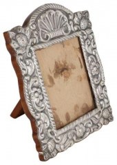 REPOUSSE STERLING SILVER EASEL