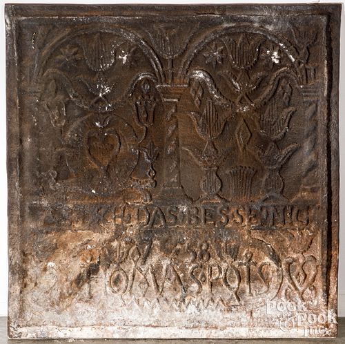 REPRODUCTION CAST IRON THOMAS POTTS