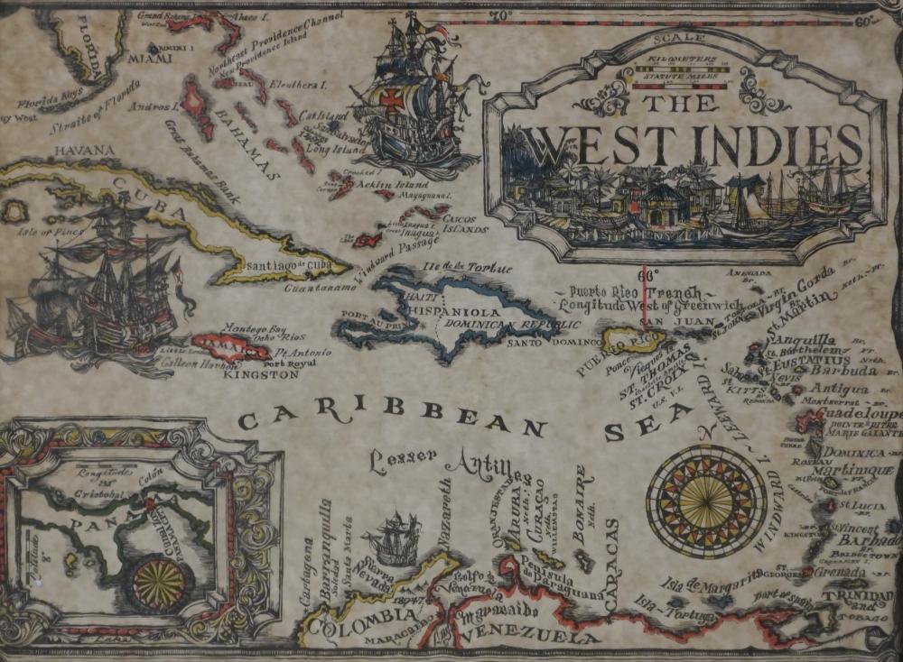 REPRODUCTION COLOR MAP OF THE
