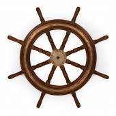 REPRODUCTION EIGHT-SPOKE YACHT