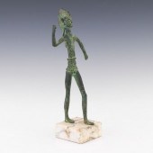 REPRODUCTION ETRUSCAN BRONZE W