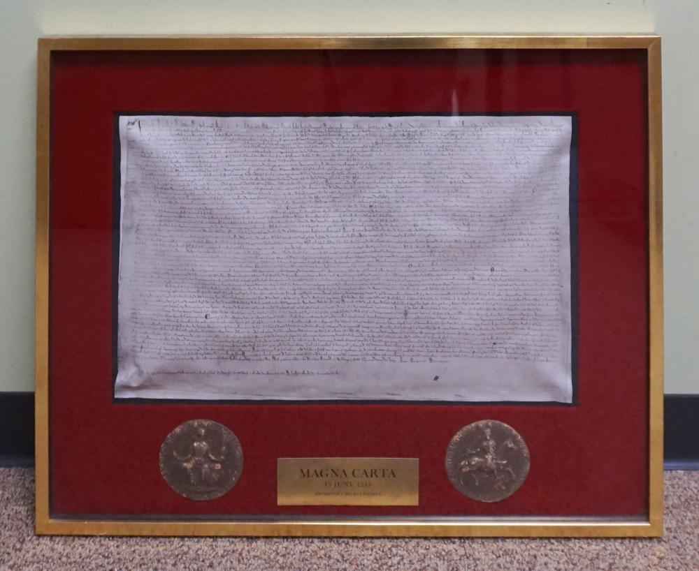 REPRODUCTION MAGNA CARTA FRAME: