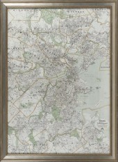 REPRODUCTION MAP "BOSTON AND S