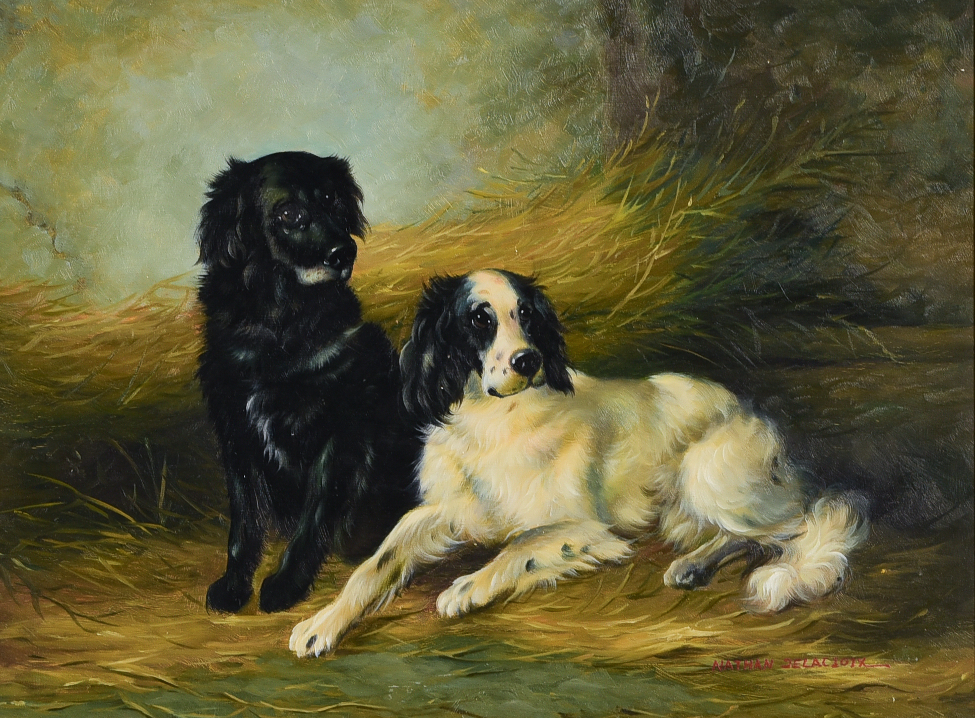 Reproduction painting of (2)
