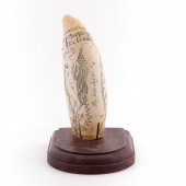 REPRODUCTION SCRIMSHAW DEPICTI
