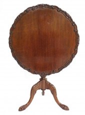REPRODUCTION TILT TOP WOODEN T