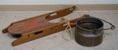 REPRODUCTION YOUTH SNOW SLED A