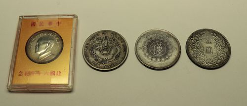 REPUBLIC OF CHINA 3 SILVER