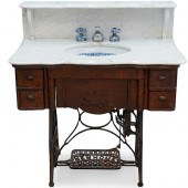 REPURPOSED ANTIQUE SEWING MACH