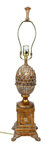 RESIN GILT ARTICHOKE NEO CLASS