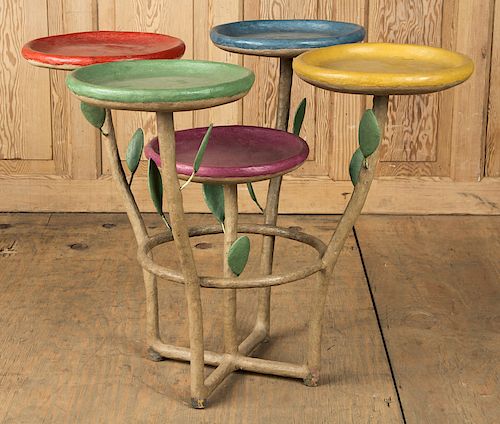 RESIN PLANT STAND IN FORM OF