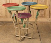 RESIN PLANT STAND IN FORM OF S