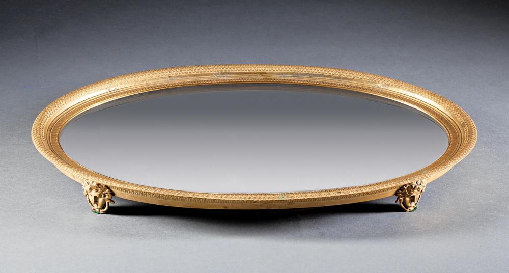 RESTAURATION GILT BRONZE MIRRORED