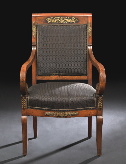 Restauration Mahogany Fauteuil, 