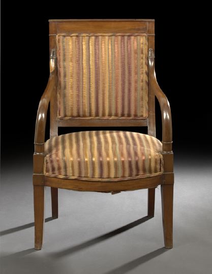 Restauration Mahogany Fauteuil, 