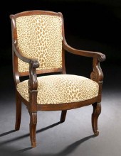 Restauration Mahogany Fauteuil
