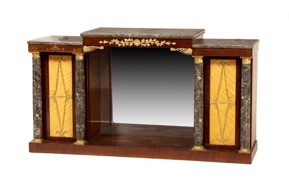 RESTAURATION MARBLE AND ROSEWOOD