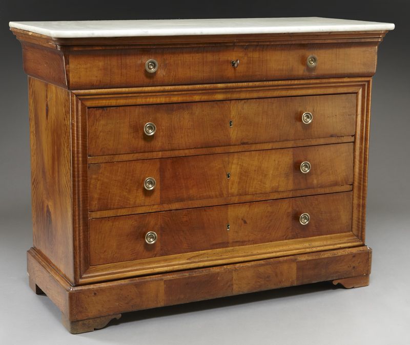 Restauration style marble top