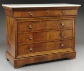Restauration style marble top