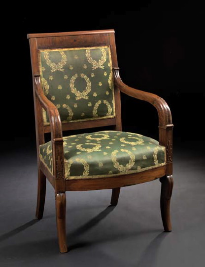 Restauration Walnut Fauteuil, 