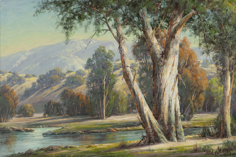 ''Restful Retreat'' oil on