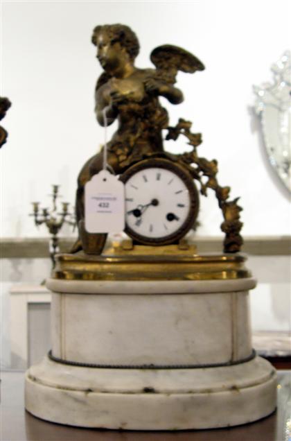 Restoration gilt bronze and white