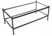 RESTORATION HARDWARE GLASS-TOP